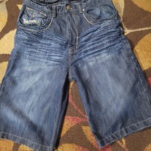 Jordan Craig Blue Jean Men's Shorts Size 34